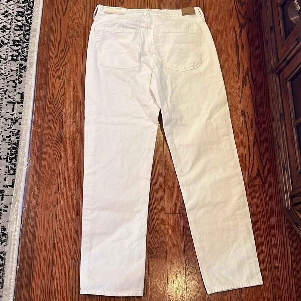 American Eagle 90s Straight Jeans white color size 6 - Picture 3 of 8